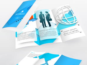 科技網(wǎng)絡(luò)信息咨詢商務(wù)宣傳三折頁設(shè)計(jì)指南與高清素材推薦